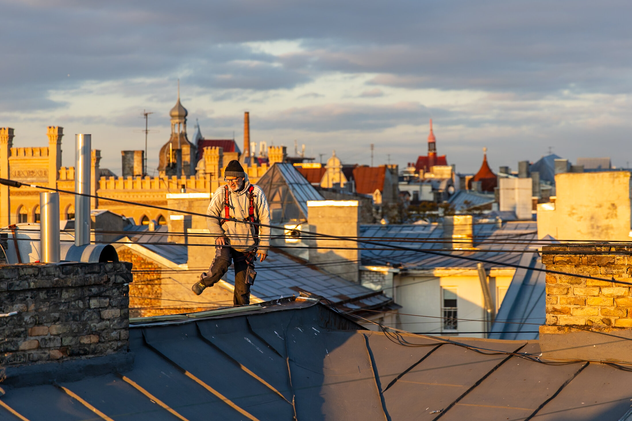 Auf den Dächern von Riga