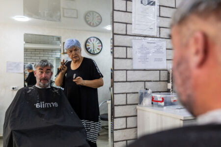 MIt Frank beim Friseur