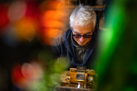 Glas Bonbons aus Burano