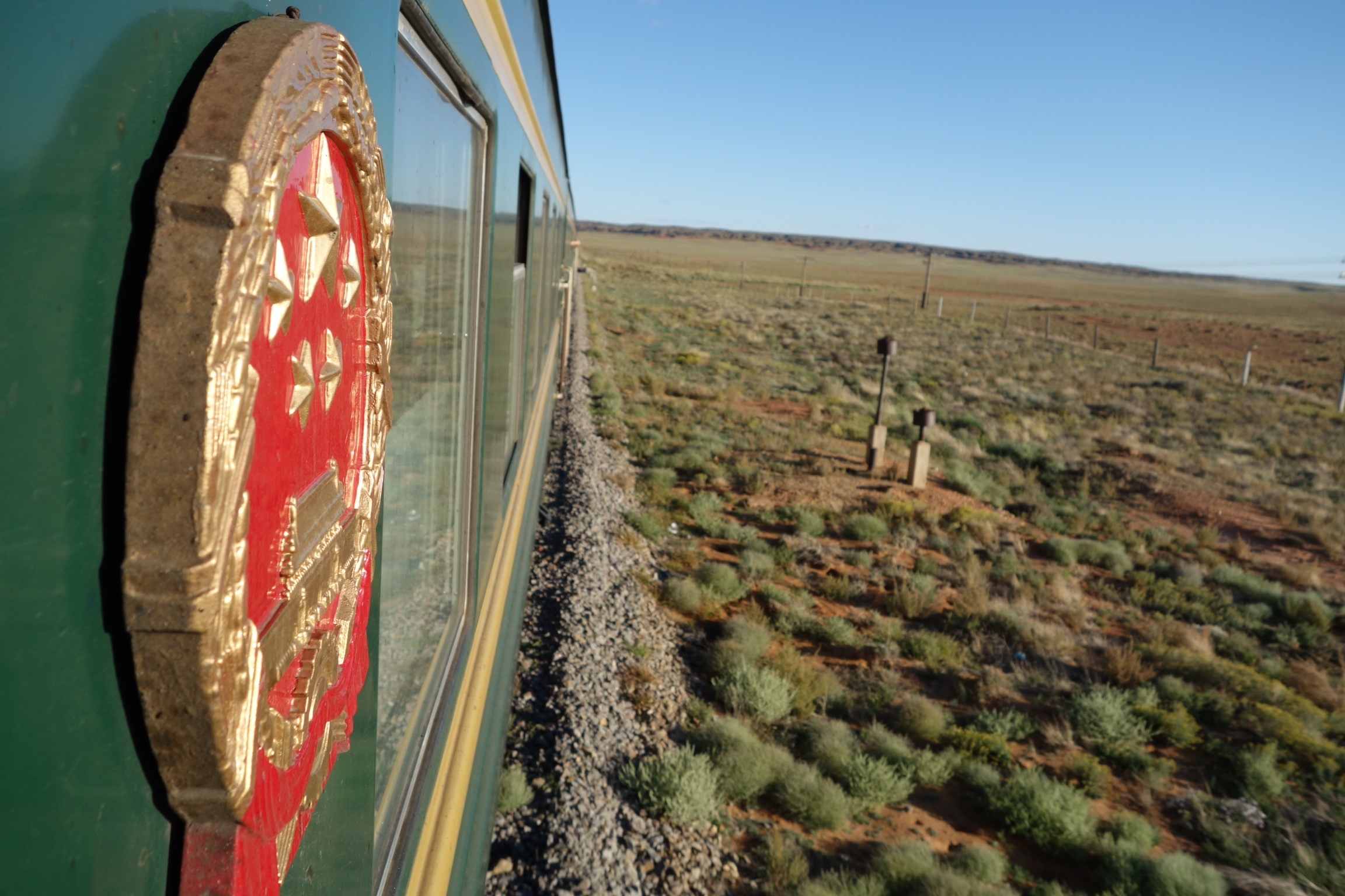 Im Zug von der Mongolei nach